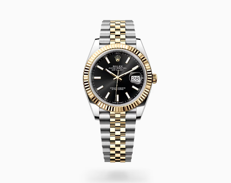 Rolex Datejust 41Oyster, 41mm, gold and oyster steelModel 126333