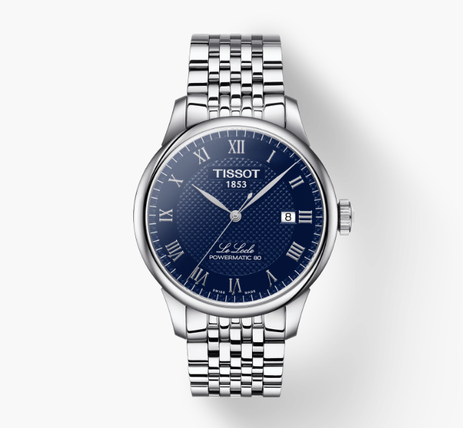 Tissot Le Locle Collection Stainless Steel Bracelet Automatic Men's Watch with 80 Movement, Replica Watch
