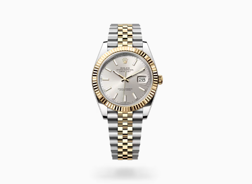 Rolex Datejust 41Oyster, 41mm, gold and oyster steelModel 126333