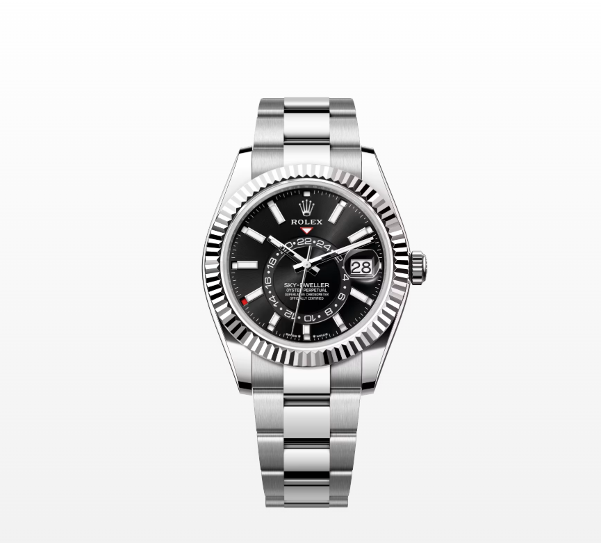 Rolex Sky-Dweller Oyster, 42mm, White Gold and Oystersteel Reissue Watch 336934