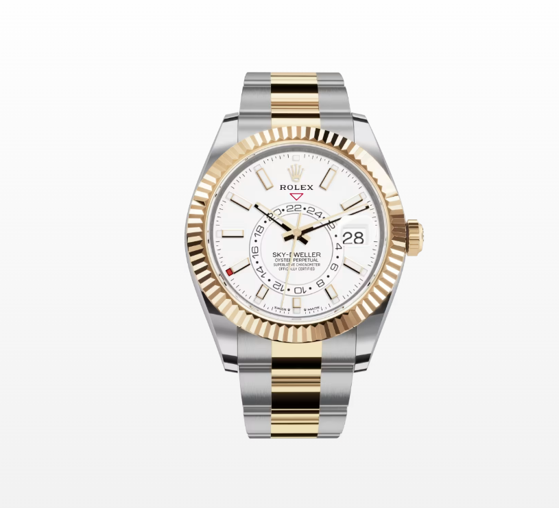 Rolex Sky-Dweller Oyster, 42mm, Yellow Gold and Oystersteel Reissue Watch 336933