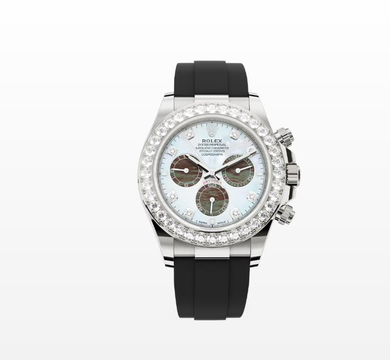 Rolex Cosmograph Daytona Oyster, 40mm, Diamond and White Gold Reissue Watch
