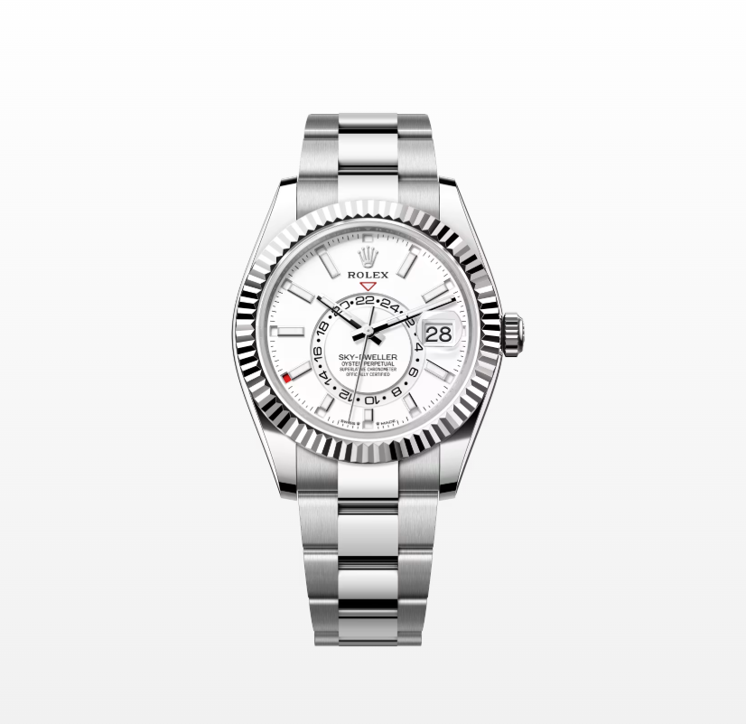Rolex Sky-Dweller Oyster, 42mm, White Gold and Oystersteel Reissue Watch 336934