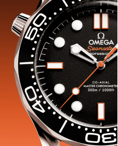 Omega Seamaster Collection, 300M Diver's Watch, 42mm, stainless steel case with stainless steel bracelet (replica watch)