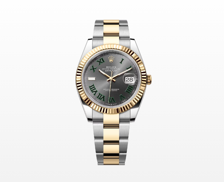 log Type 41 oyster, 41mm, Gold & Oyster Steel Replica Wacthes